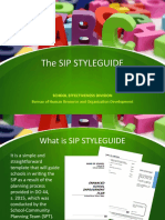 SIP Styleguide - eSRC.AprilMay