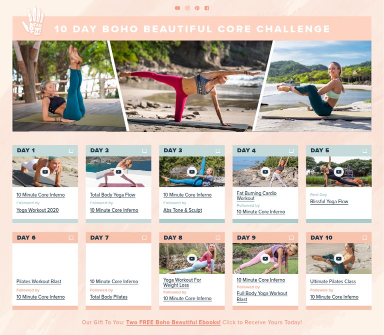 Boho Beautiful Abs Challenge PDF PDF
