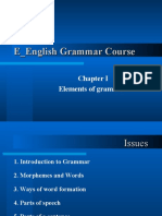 E - English Grammar Course
