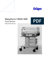 Dräger Babytherm 8000 WB - User manual (es)
