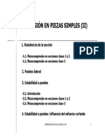 Lección 6 - COMPRESIÓN EN PIEZAS SIMPLES (II)