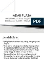 ADAB PUASA (Slide)