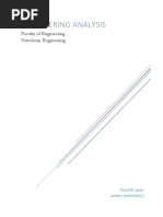 Engineering Analysis: Faculty of Engineering Petroleum Engineering