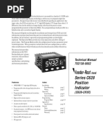 Veeder Root C628 Position Indicator Instruction Manual