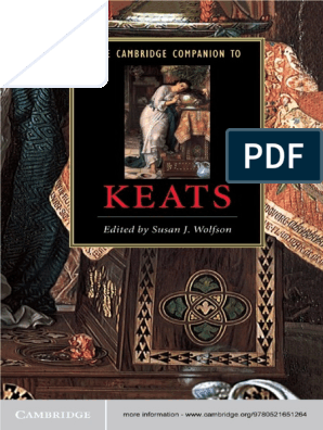 The Cambridge Companion To Keats by Wolfson, Susan J.Keats, John