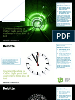 Document Heading in Calibri Light Green That Can Be Up To Three Lines of Text