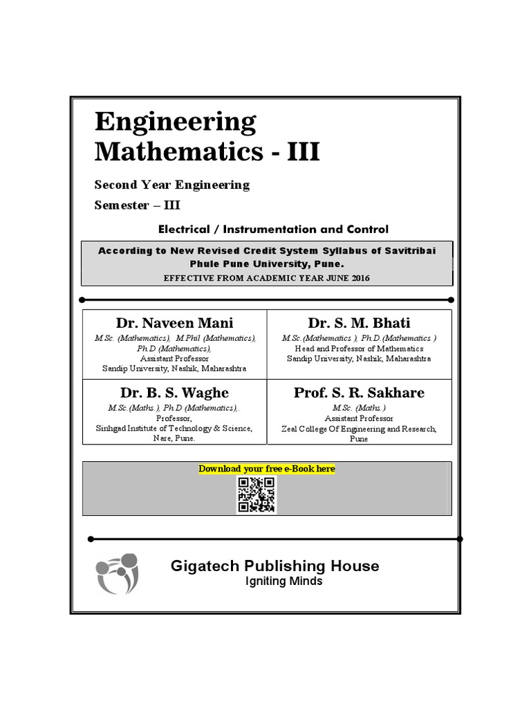 M Iiielectricalengineeringinstrumentationandcontrolengineering Pdf Pdf Laplace Transform Differential Calculus