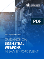 LLW - Guidance Less Lethal Weapons // Guía de Estándares Sobre Uso de Armas Menos Letales