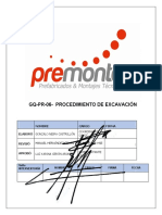 GQ-PR-06 Procedimiento Excavación y Compactación de Rellenos