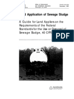 Land Application of Sewage Sludge PDF