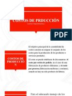 Costos de Prducción