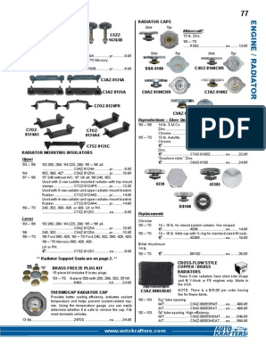 Rare Parts RP16711 Control Arm Shaft Kit 
