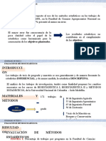 Evaluacion de Metodos Estadisticos