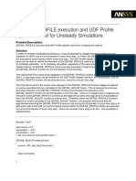 DEFINE - PROFILE Execution and UDF Profile Update Interval For Unsteady Simulations