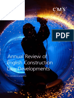 Annual Review of English Construction Law Developments: An International Perspective (July 2019)