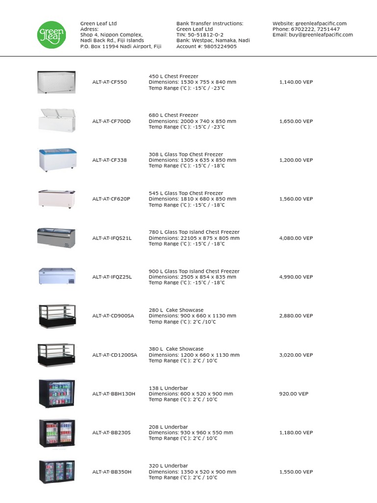 Refrigeration Equipment Arriving Before 12.2020 | PDF | Engineering ...