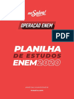 Planilha de Estudos Operacao ENEM