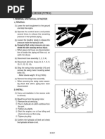 Group 5 Swing Device (Type 2) : 1. Removal and Install of Motor