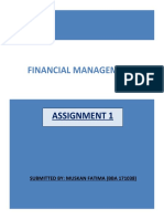 Financial Management: Assignment 1