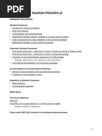 DISCRETE-TIME RANDOM PROCESS Summary