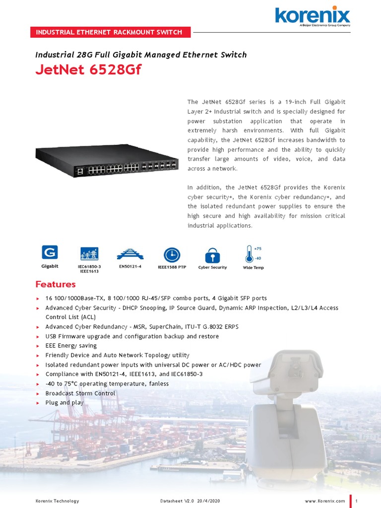 Industrial Ethernet Switch Guide | PDF | Port (Computer Networking ...