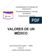 Valores de Un Médico