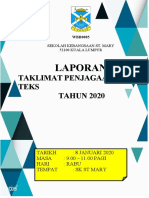 Laporan Taklimat Penjagaan Buku Teks 2020