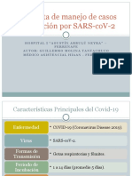 Manejo de casos de infección por SARS-CoV-2 en el Hospital I Agustín Arbulú Neyra