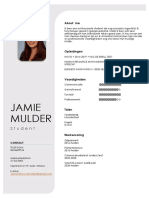Jamie Mulder: Student