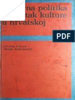 Kulturna Politika I Razvitak Kulture U HRV - Unknown