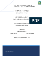 Ejercicio de Método Lineal PDF
