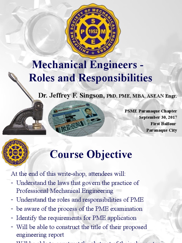 Roles and Responsibilities of Mechanical Engineers Understanding the