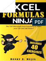 EXCEL FORMULAS NINJA - The Top Microsoft Excel Functions To Make Your Life and Job Easier Vlookup If SumIf Xlookup and A Lot