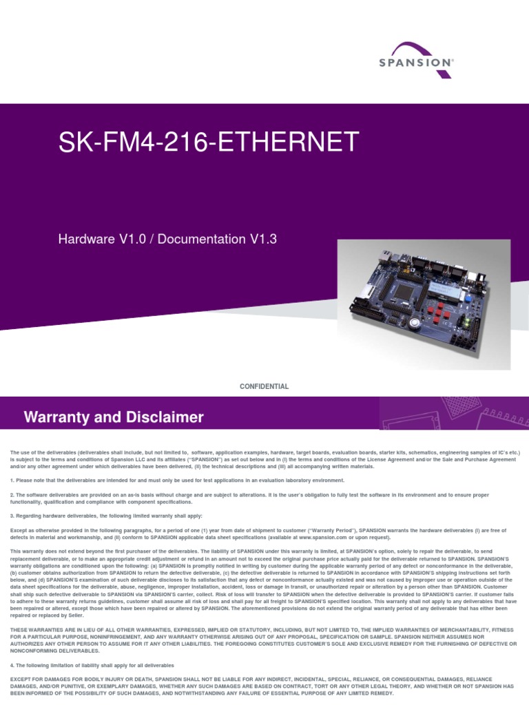 UserGuide - SK FM4 216 ETHERNET | PDF | Damages | Usb