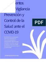 COVID-19-LINEAMIENTOS VIGILANCIA, PREVENCION Y CONTROL