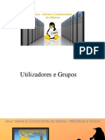 Comandos básicos do Linux para navegação, listagem e gestão de utilizadores