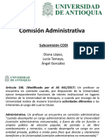 Profesores en Comision Administrativa