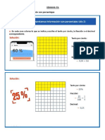 Semana 33: DÍA 3: Interpretamos Información Con Porcentajes