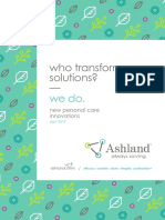Who Transforms Solutions? - : We Do