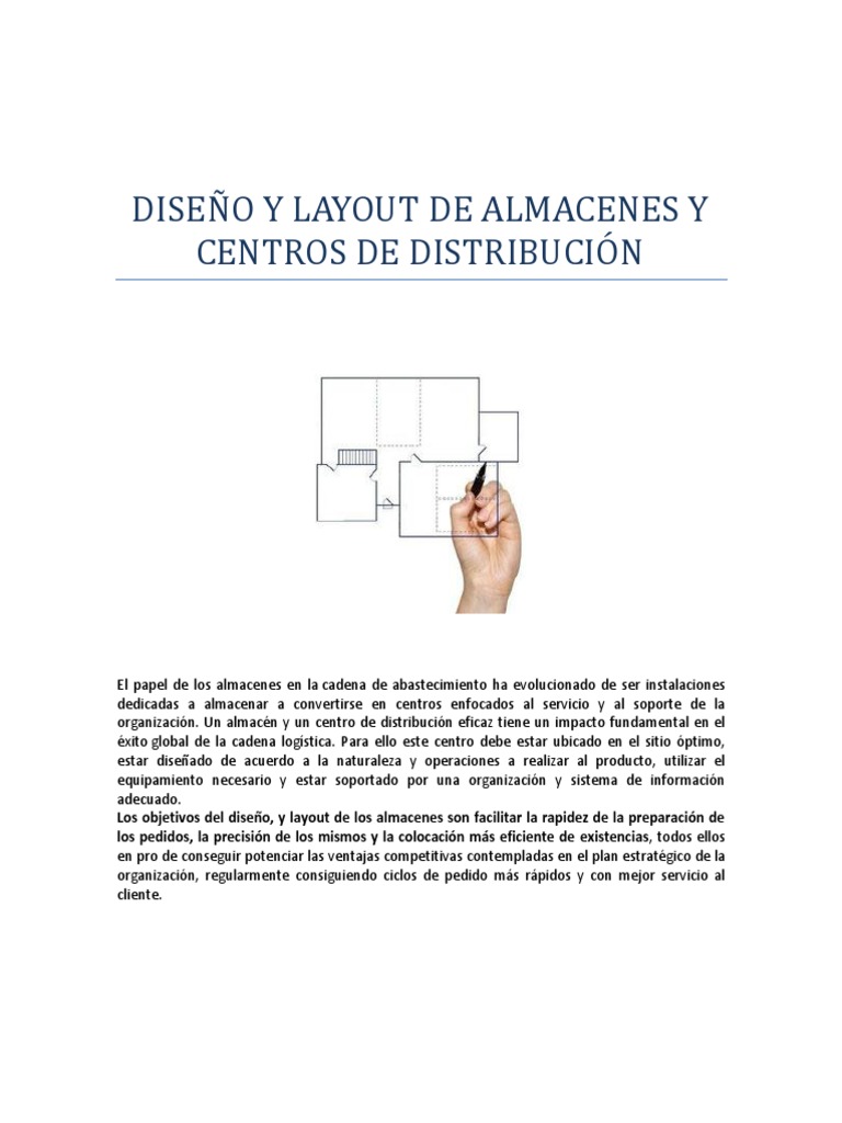 Diseño y Layout de Almacenes Eficaces | PDF | Almacén | Logística