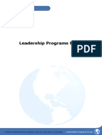 Leadership Programs Case Study