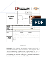 Examen Final Termodinamica