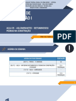 Aula 05 - Materiais de Construção I - Materiais Betuminosos PDF