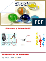 Monomios y Polinomios II