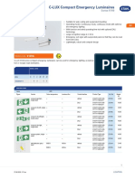 C-Lux Compact Emergency Luminaires: Webcode 6109A