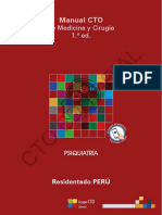Manual - Medicina - CTO - Psiquiatria - 1ed - para Peru PDF