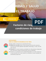 U3-001 Factores de Riesgo en Las Condiciones de Trabajo