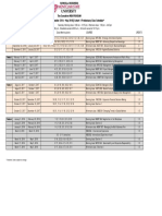 Executive MBA Schedule