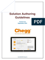 Solution Authoring Guidelines: September 2016