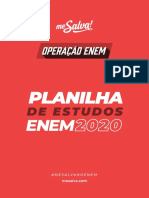 Planilha de Estudos Operacao ENEM PDF